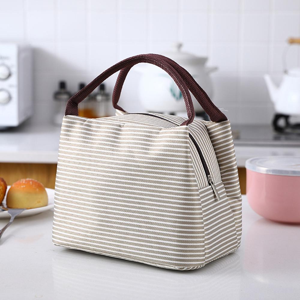 Stripes Lunch Bag For Women Is - огляд і ціна Food Storage Thermos