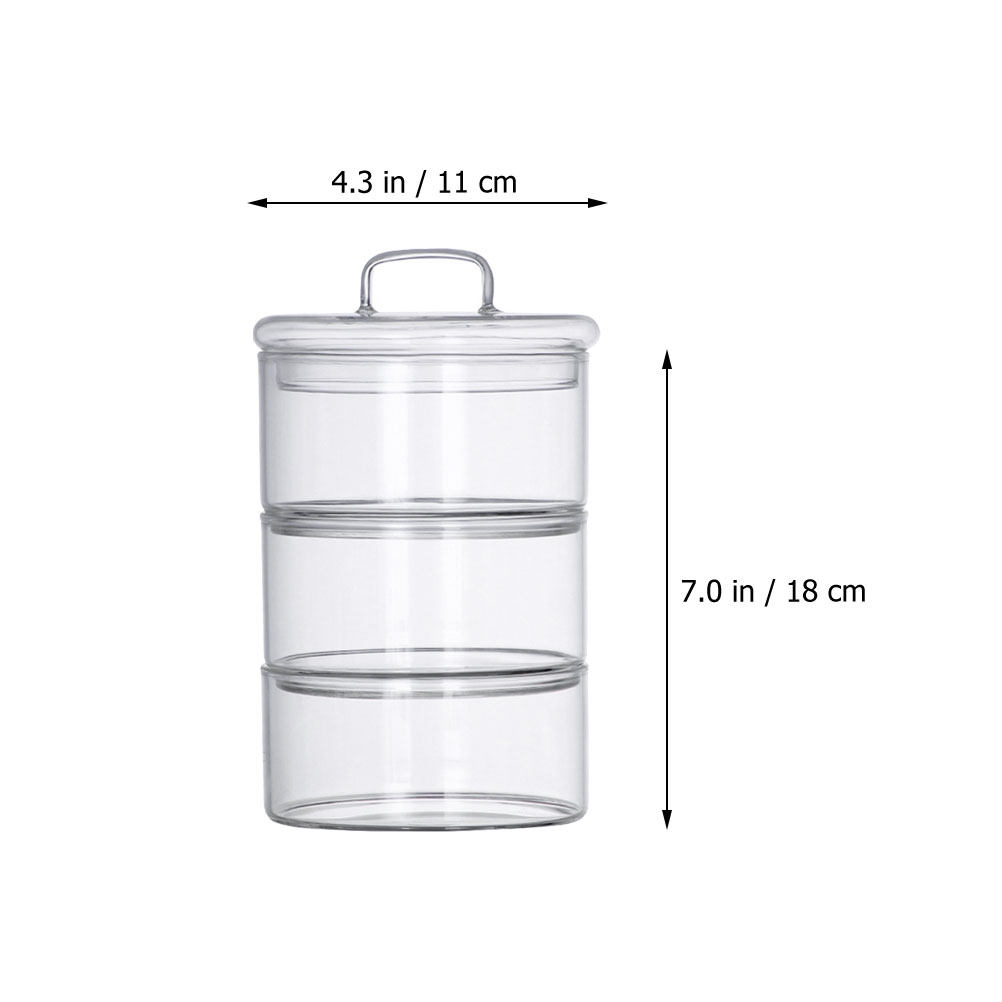 1Set Clear Glass Storage Bowl  - огляд і ціна Food Storage Bowls