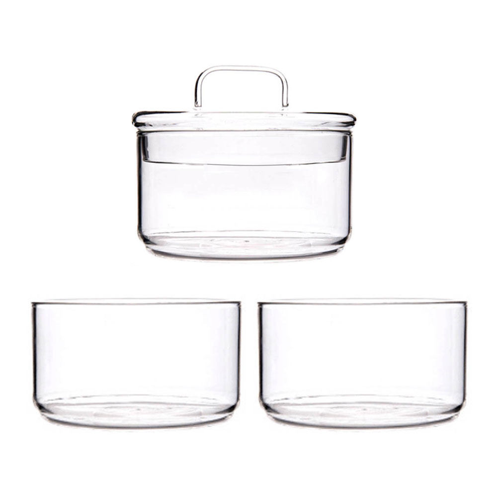 1Set Clear Glass Storage Bowl  - огляд і ціна Food Storage Bowls