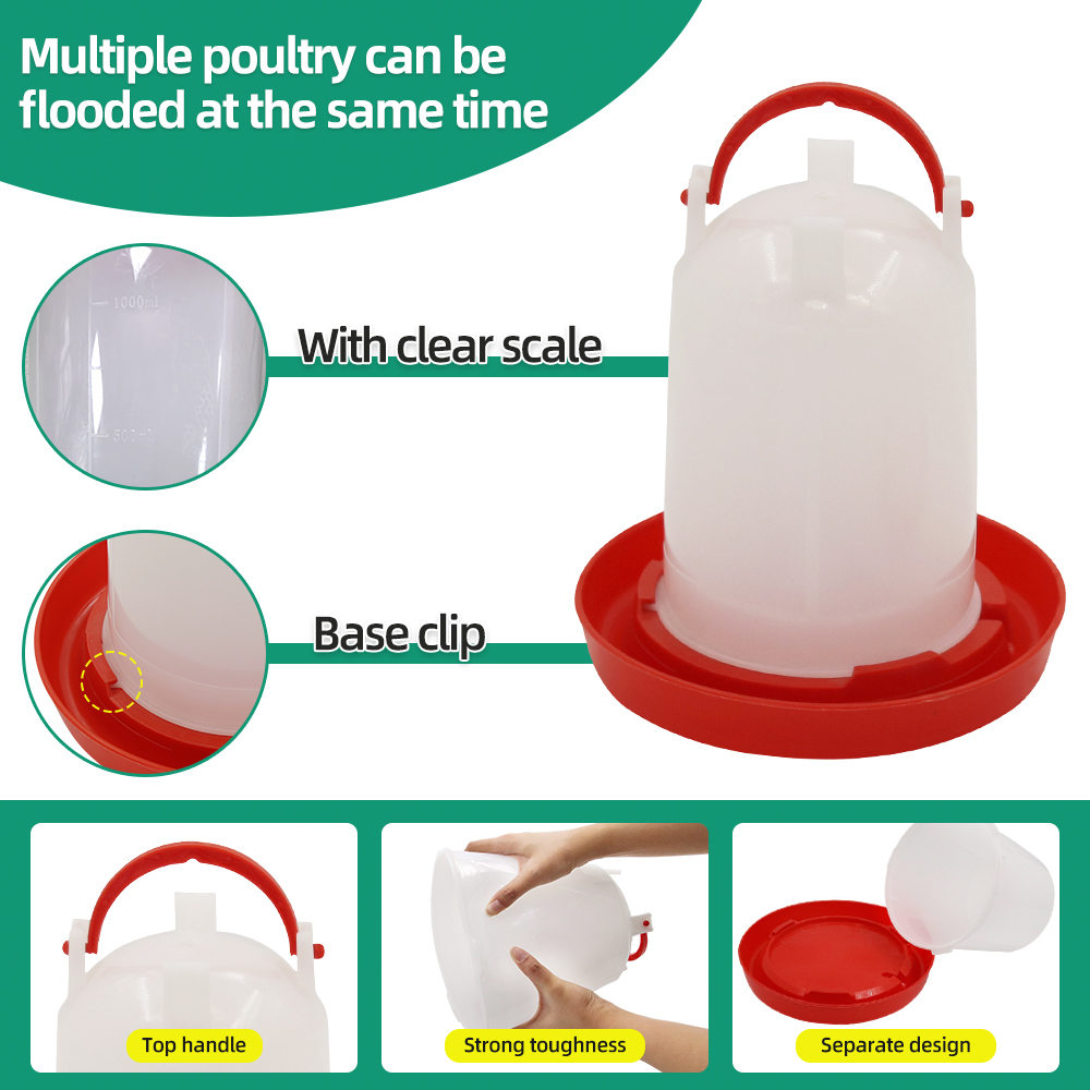 1.5kg 1.5L Poultry Feeder And  - огляд і ціна Portion Control Container
