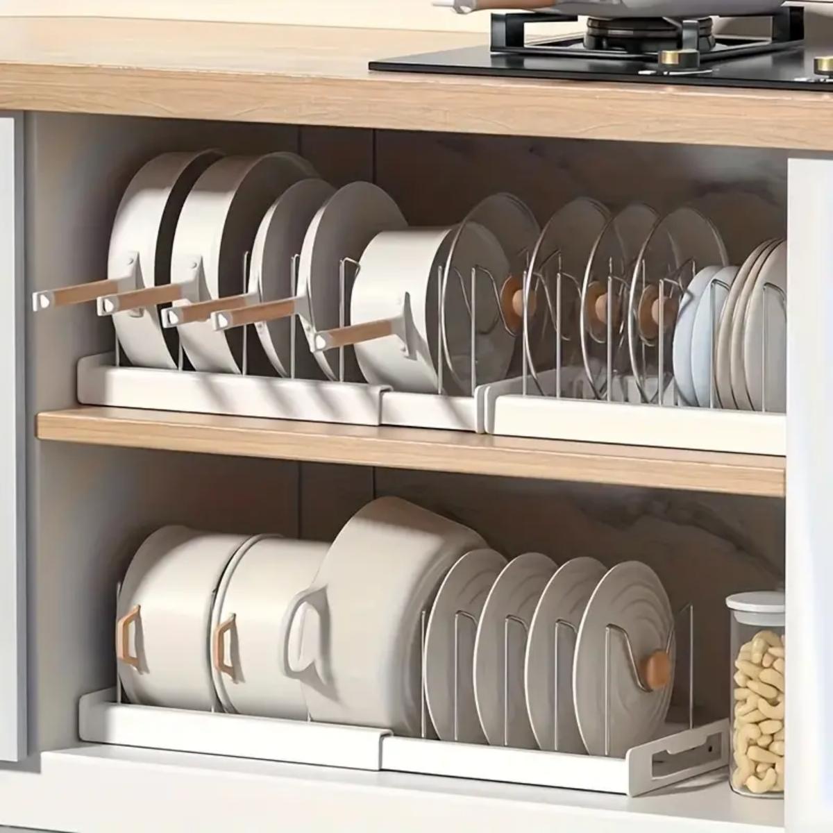Expandable Kitchen Pot Pan Org - огляд і ціна Food Storage Dividers