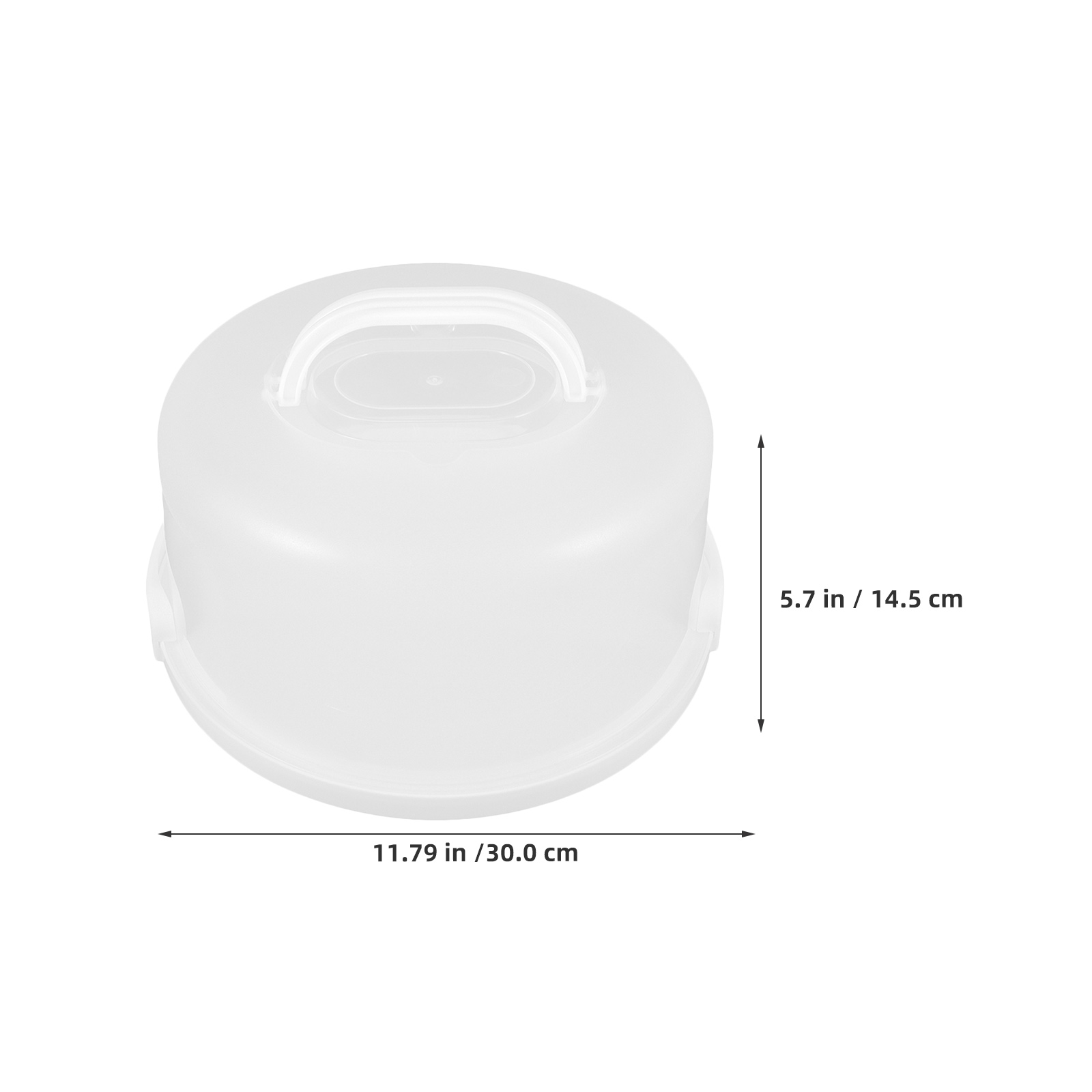 2pcs 10 Inch White Plastic Cak - огляд і ціна Portion Control Container