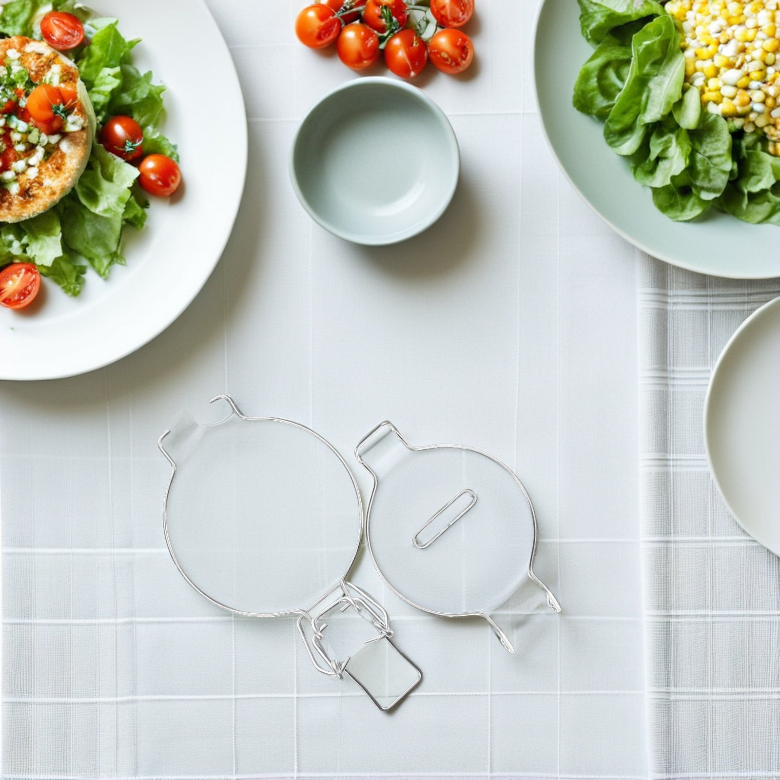 4Pcs Stainless Steel Wire Lock - огляд і ціна Lock And Lock Food Storage