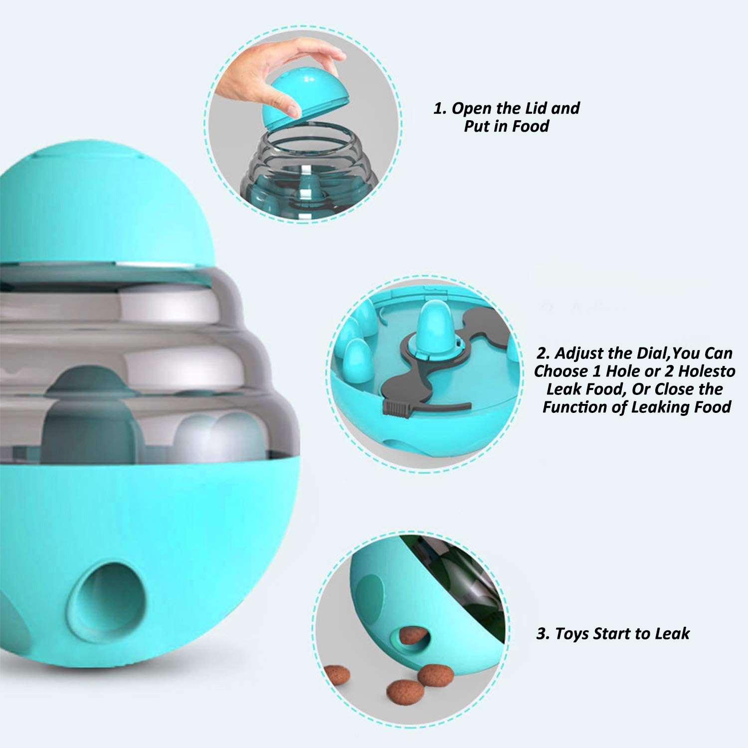 Dog Interactive Food Dispenser - огляд і ціна Portion Control Container