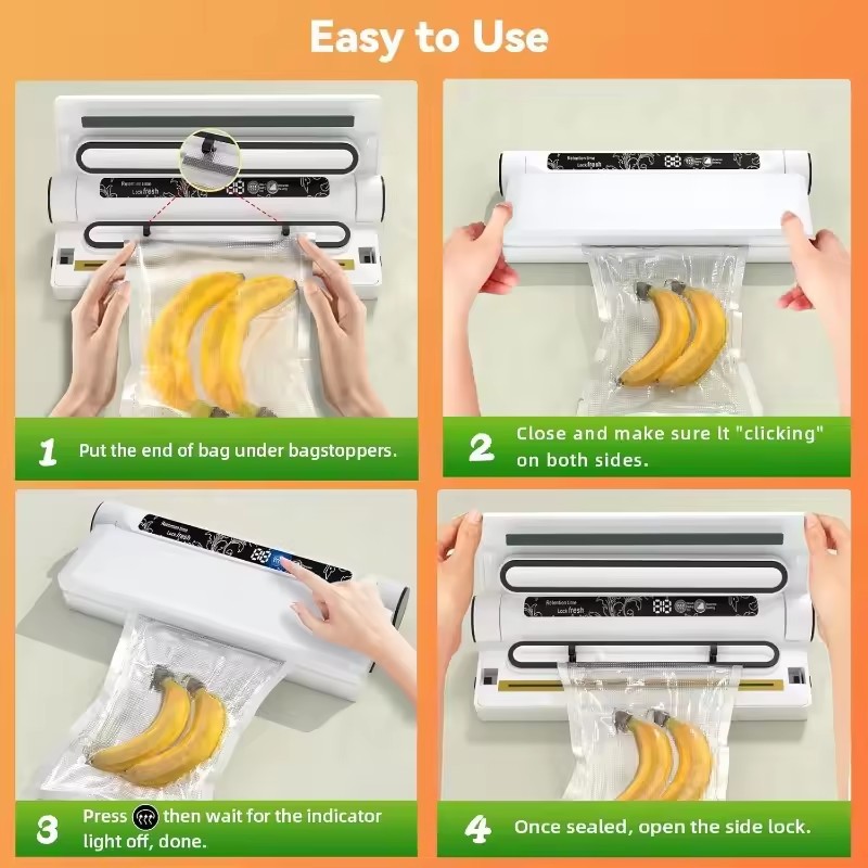 Food Storage Vacuum Sealer Mac - огляд і ціна Food Storage Vacuum Bags