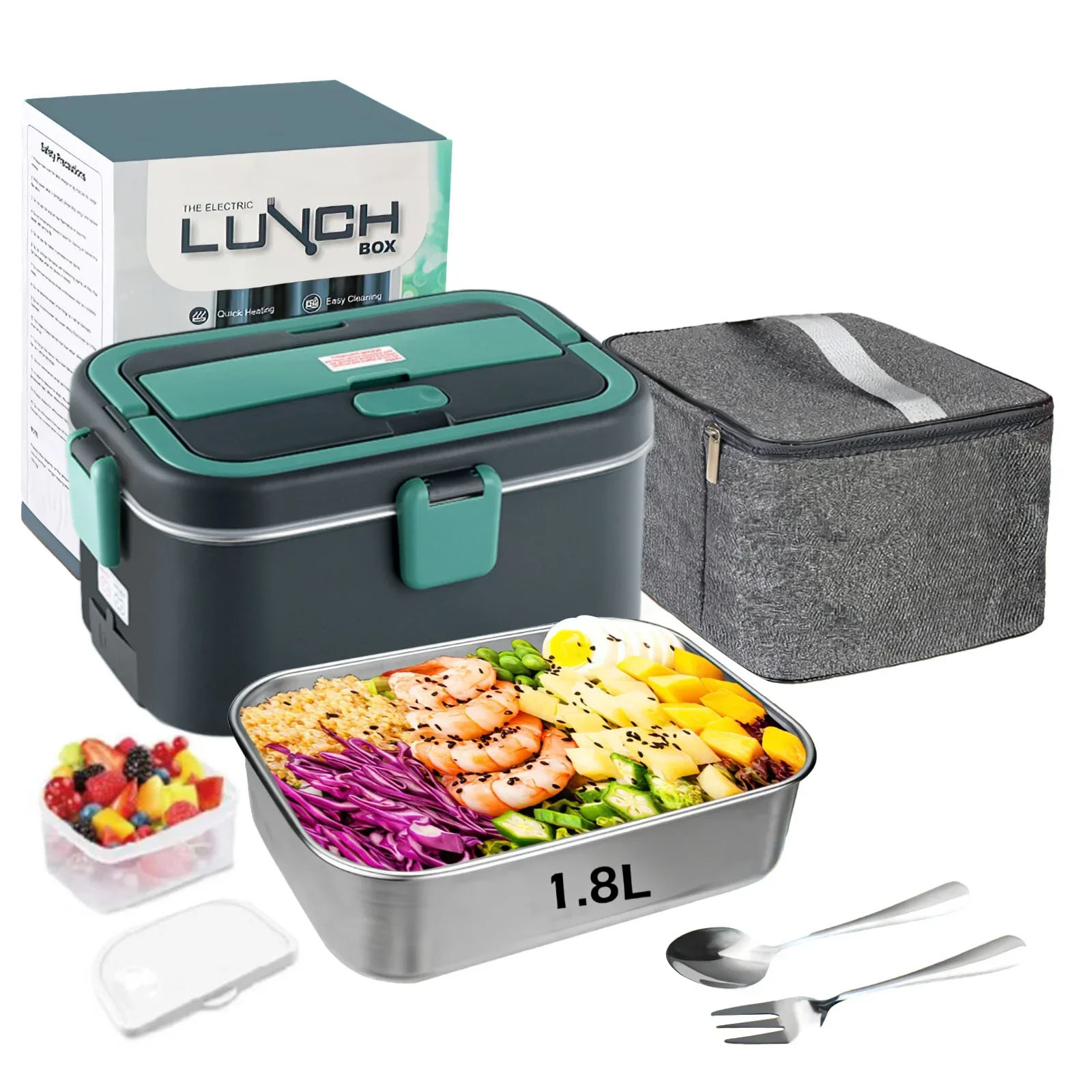 Electric Lunch Box Food Warmer - огляд і ціна Portable Food Warmer