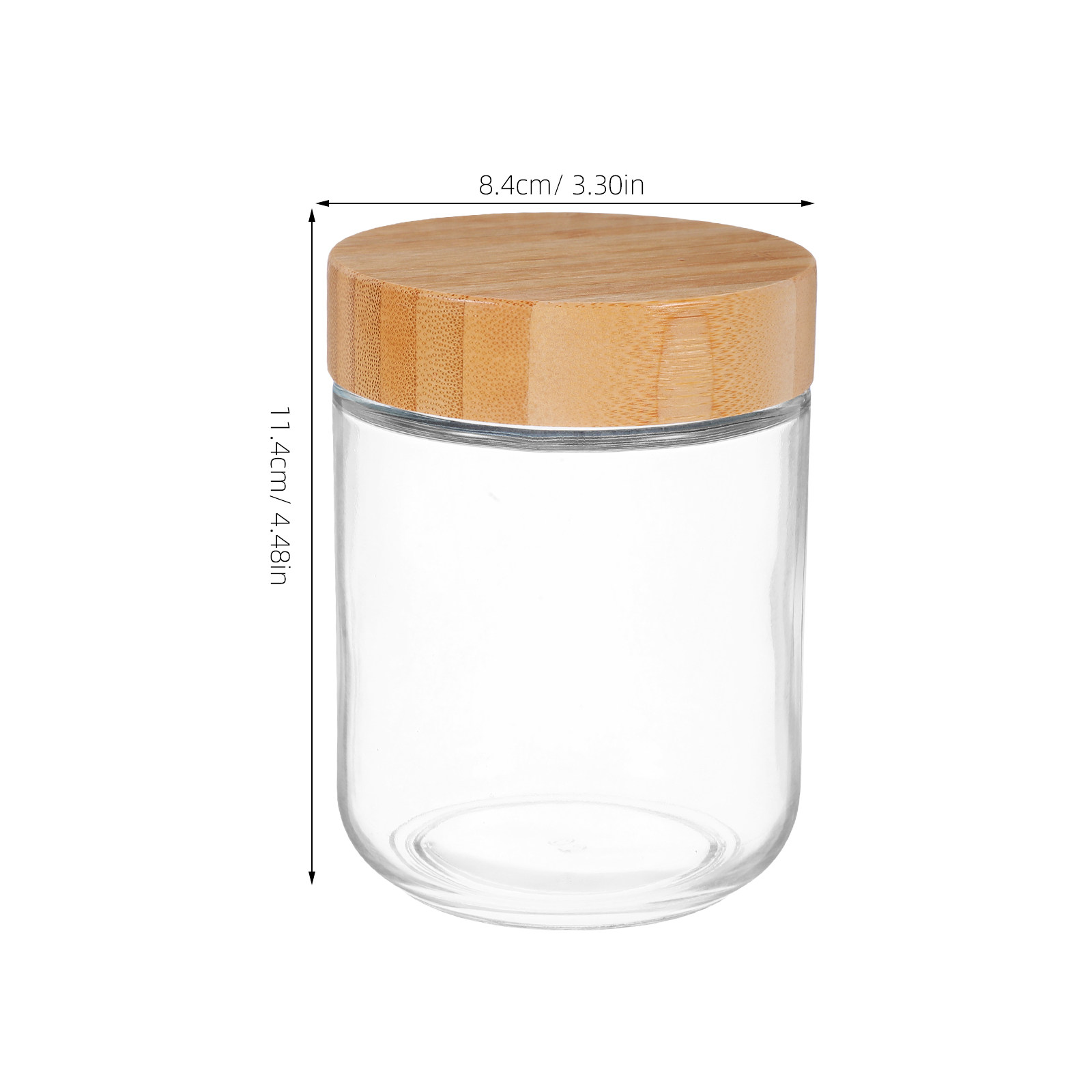 4Pcs Transparent Glass Jars wi - огляд і ціна Food Storage With Glass Lids