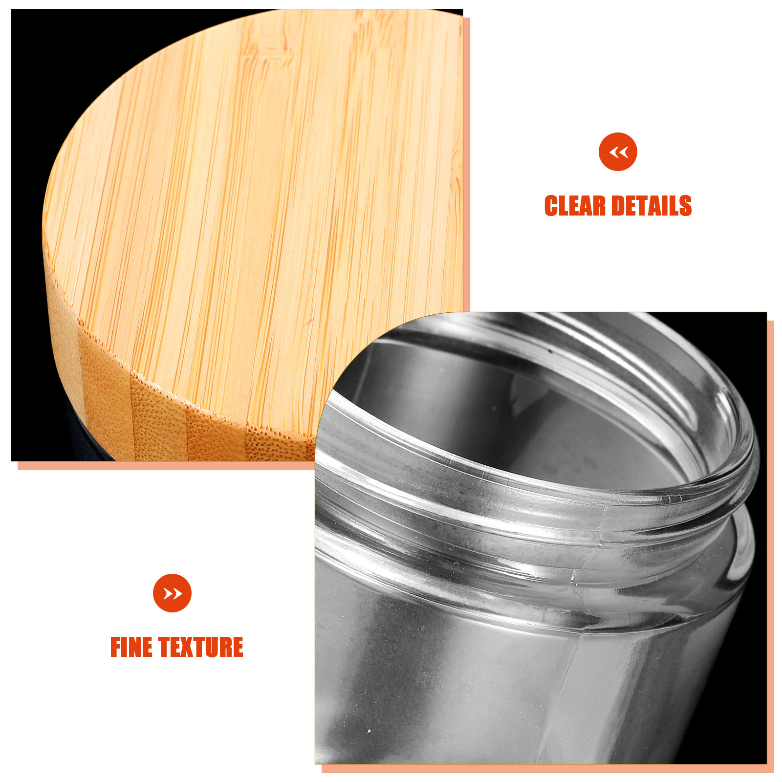 4Pcs Transparent Glass Jars wi - огляд і ціна Food Storage With Glass Lids