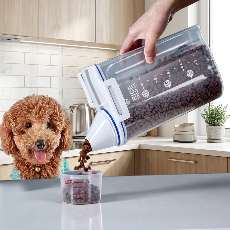 Premium Airtight Pet Food Stor - огляд і ціна Dog Food Storage Xl