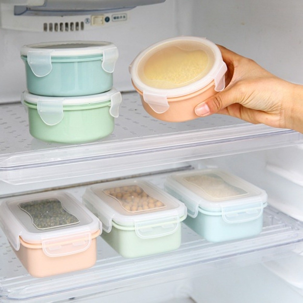 5PCS Fresh Plastic Food Storag - огляд і ціна Lock And Lock Food Storage