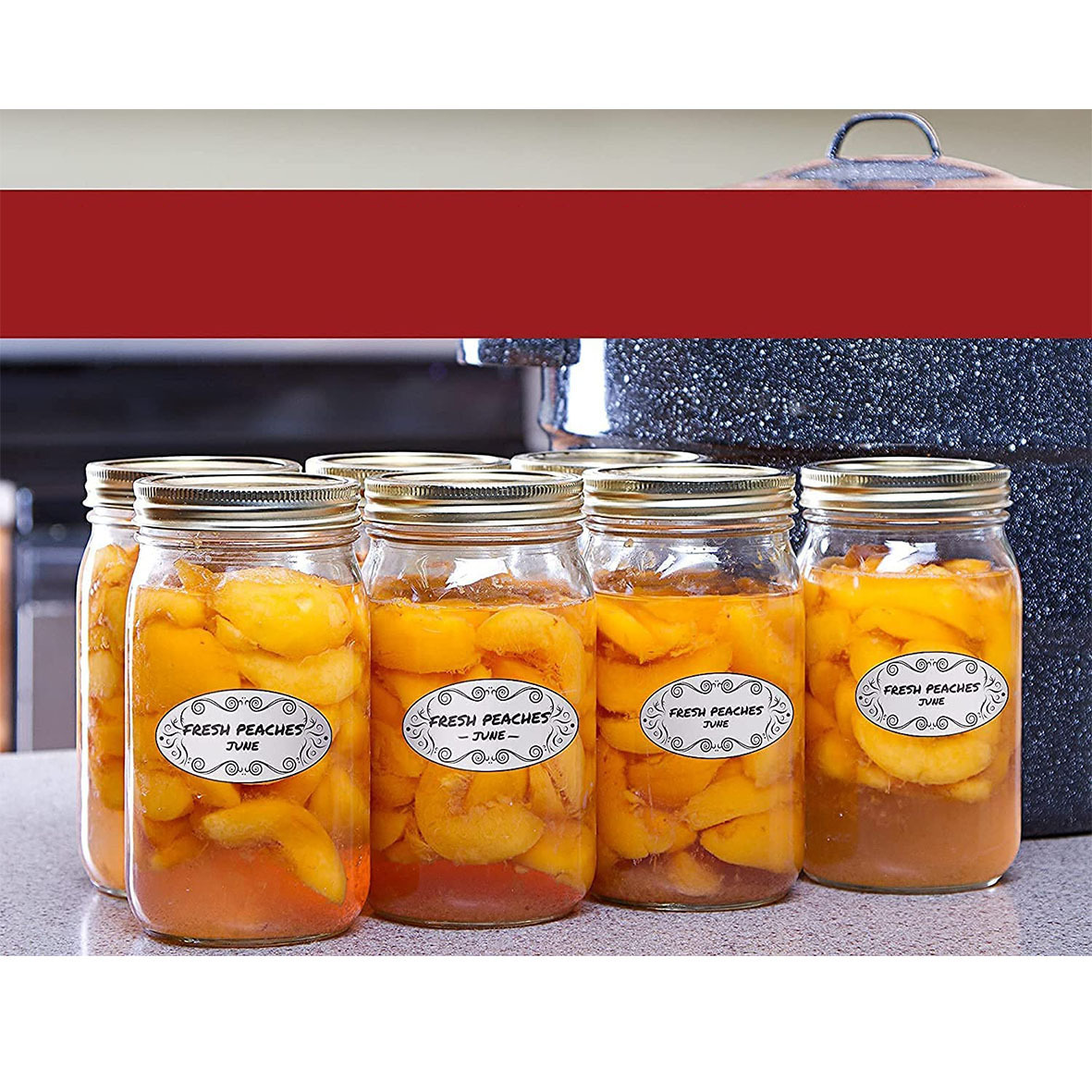 150Pcs Oval Canning Labels for - огляд і ціна Food Storage 1 Year