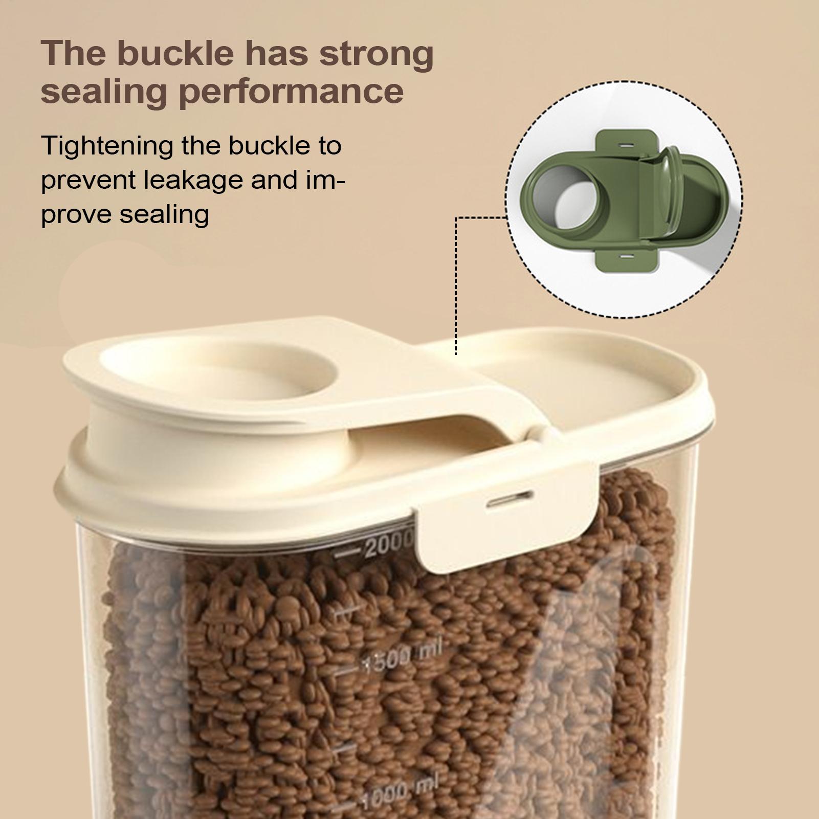 2L Airtight Dog Food Storage C - огляд і ціна Dog Food Storage Xl
