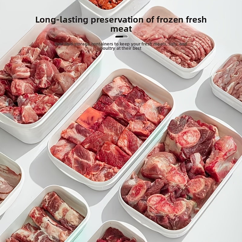 10Pcs Reusable Stackable Food  - огляд і ціна Food Storage Bins
