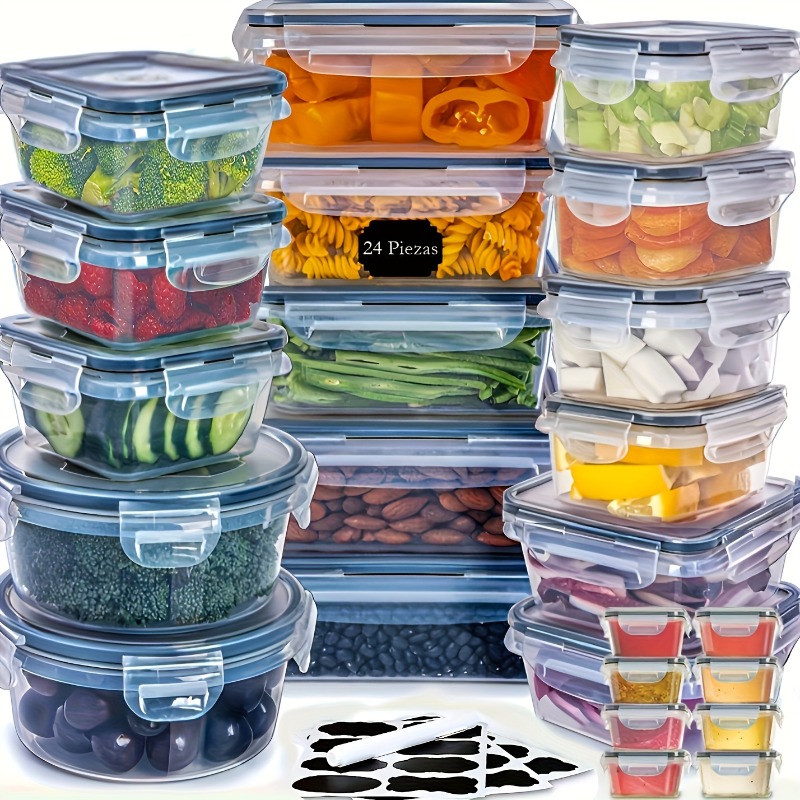 48PCS BPA-Free Food Storage Se - огляд і ціна Food Storage Time