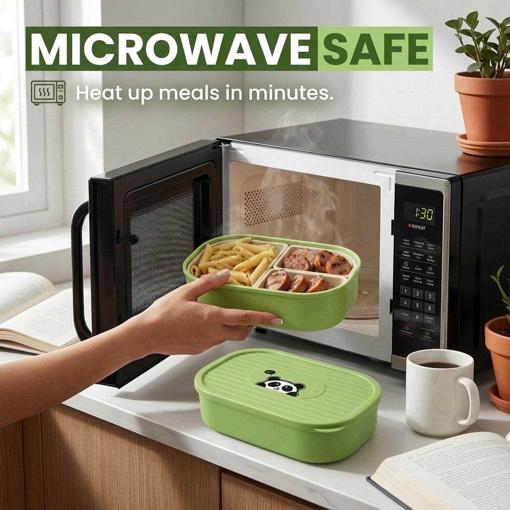 Cute Plastic Divided Lunch Box - огляд і ціна Food Storage Dividers