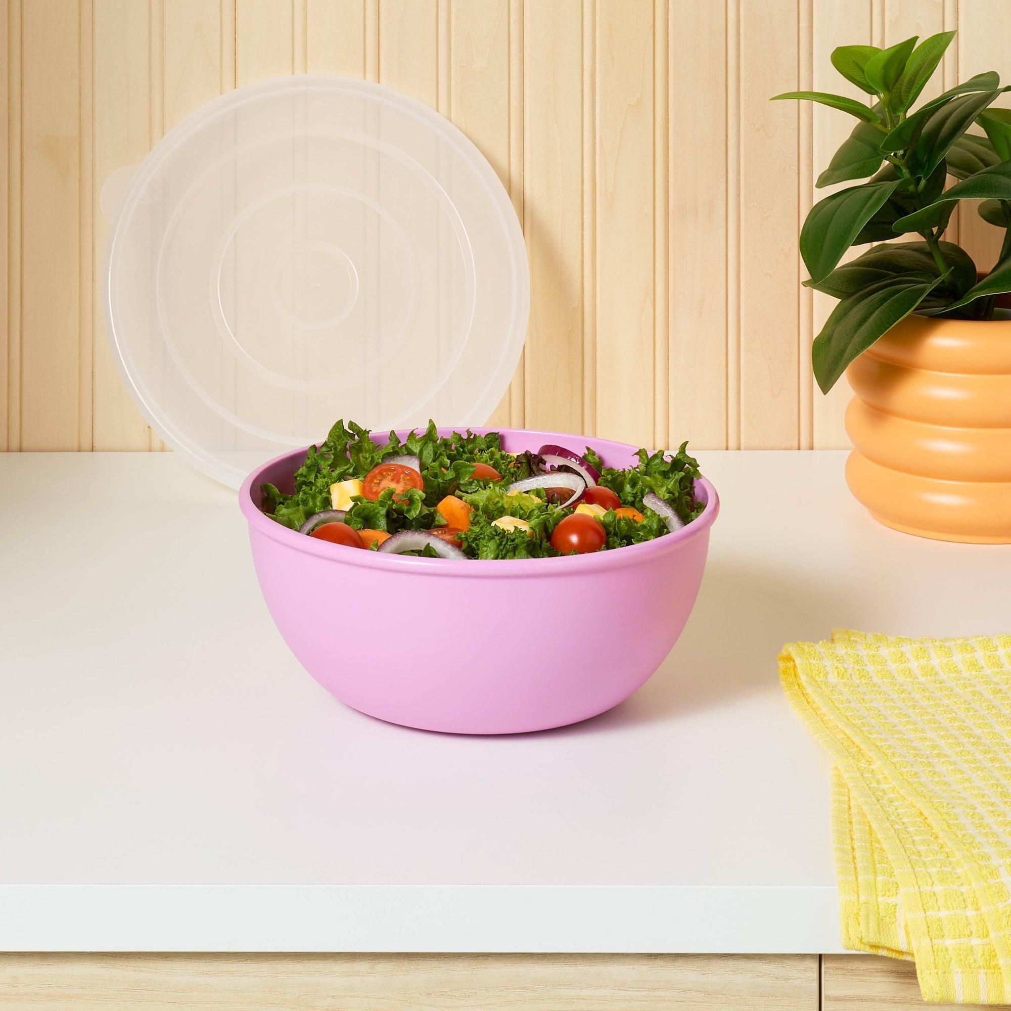Pink Bowl With Matching Lid, D - огляд і ціна Food Storage Bowls