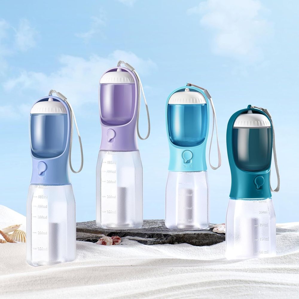 Dog Water Bottle with Food Con - огляд і ціна Food Storage Essentials